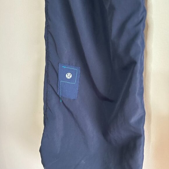 Vintage Lululemon Navy Nylon Wide Leg Track Pants sz 10 - Picture 6 of 8
